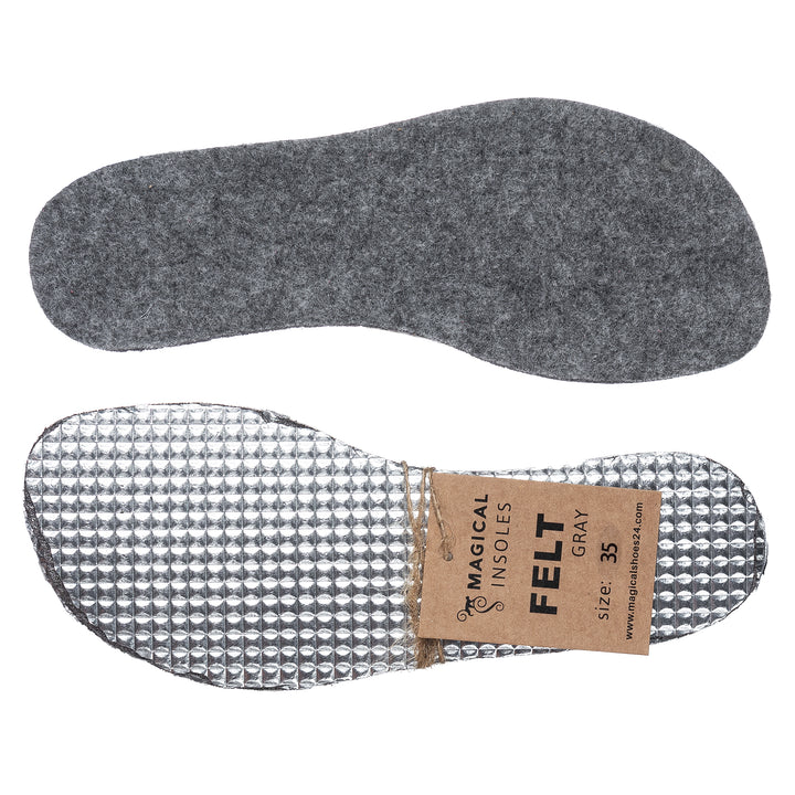 Thermal felt insoles MG